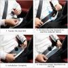 imageYuoyar 2 Packs Car Seat Belt Clips  Universal Leather Seatbelt Adjuster Clips  Seat Belt Adjuster for Adults Kids