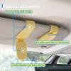 imageYuoyar 2 Packs Magnetic Sunglass Holder for Car Visor  Universal Sunglasses Clip for Different Size Eyeglasses  Convenient Interior Car Accessories GreyYellow