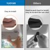 imageYuoyar 2 Packs Magnetic Sunglass Holder for Car Visor  Universal Sunglasses Clip for Different Size Eyeglasses  Convenient Interior Car Accessories GreyPink