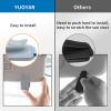 imageYuoyar 2 Packs Magnetic Sunglass Holder for Car Visor  Universal Sunglasses Clip for Different Size Eyeglasses  Convenient Interior Car Accessories GreyBlue