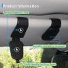 imageYuoyar 2 Packs Magnetic Sunglass Holder for Car Visor  Universal Sunglasses Clip for Different Size Eyeglasses  Convenient Interior Car Accessories GreyBlack