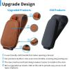 imageYuoyar 2 Packs Magnetic Sunglass Holder for Car Visor  Universal Sunglasses Clip for Different Size Eyeglasses  Convenient Interior Car Accessories GreyBrown