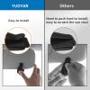 imageYuoyar 2 Packs Magnetic Sunglass Holder for Car Visor  Universal Sunglasses Clip for Different Size Eyeglasses  Convenient Interior Car Accessories GreyBlack