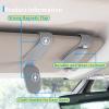 imageYuoyar 2 Packs Magnetic Sunglass Holder for Car Visor  Universal Sunglasses Clip for Different Size Eyeglasses  Convenient Interior Car Accessories GreyBlue