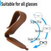 imageYuoyar 2 Packs Magnetic Sunglass Holder for Car Visor  Universal Sunglasses Clip for Different Size Eyeglasses  Convenient Interior Car Accessories GreyBrown