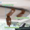 imageYuoyar 2 Packs Magnetic Sunglass Holder for Car Visor  Universal Sunglasses Clip for Different Size Eyeglasses  Convenient Interior Car Accessories GreyBrown