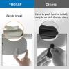 imageYuoyar 2 Packs Magnetic Sunglass Holder for Car Visor  Universal Sunglasses Clip for Different Size Eyeglasses  Convenient Interior Car Accessories GreyGrey