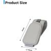 imageYuoyar 2 Packs Magnetic Sunglass Holder for Car Visor  Universal Sunglasses Clip for Different Size Eyeglasses  Convenient Interior Car Accessories GreyGrey