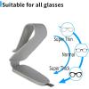 imageYuoyar 2 Packs Magnetic Sunglass Holder for Car Visor  Universal Sunglasses Clip for Different Size Eyeglasses  Convenient Interior Car Accessories GreyGrey