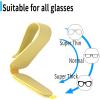 imageYuoyar 2 Packs Magnetic Sunglass Holder for Car Visor  Universal Sunglasses Clip for Different Size Eyeglasses  Convenient Interior Car Accessories GreyYellow
