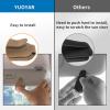 imageYuoyar 2 Packs Magnetic Sunglass Holder for Car Visor  Universal Sunglasses Clip for Different Size Eyeglasses  Convenient Interior Car Accessories GreyBeige