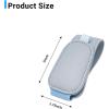 imageYuoyar 2 Packs Magnetic Sunglass Holder for Car Visor  Universal Sunglasses Clip for Different Size Eyeglasses  Convenient Interior Car Accessories GreyBlue