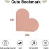 imageYuoyar 30Pcs Leather Heart Book Marks for Reading Women  Cute Bookmarks for Book Lovers  Unique Gifts for Women