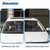 imageYuoyar Portable Handicap Placard Holder for Auto  Ultra Transparent Handicapped Placard Holder Protector Hanger Sleeve  Placard Holder for Disability Parking OffWhiteblack