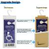 imageYuoyar Portable Handicap Placard Holder for Auto  Ultra Transparent Handicapped Placard Holder Protector Hanger Sleeve  Placard Holder for Disability Parking OffWhiteOffwhite