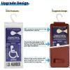 imageYuoyar Portable Handicap Placard Holder for Auto  Ultra Transparent Handicapped Placard Holder Protector Hanger Sleeve  Placard Holder for Disability Parking OffWhitered