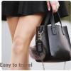 imageYuoyar Premium Leather Key Fob Case  Universal Car Key HolderBlack