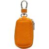 imageYuoyar Premium Leather Key Fob Case  Universal Car Key HolderOrange