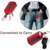 imageYuoyar Premium Leather Key Fob Case  Universal Car Key HolderRed