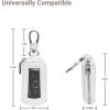 imageYuoyar Premium Leather Key Fob Case  Universal Car Key HolderWhite