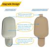imageYuoyar Sunglass Holder for Car Magnetic Leather Sunglasses Holder and Ticket Card Clip Car Visor Accessories 2 Packs BlackBeige