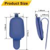 imageYuoyar Sunglass Holder for Car Magnetic Leather Sunglasses Holder and Ticket Card Clip Car Visor Accessories 2 Packs BlackBlue