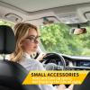 imageYuoyar Sunglass Holder for Car Magnetic Leather Sunglasses Holder and Ticket Card Clip Car Visor Accessories 2 Packs BlackGreen