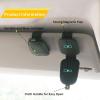 imageYuoyar Sunglass Holder for Car Magnetic Leather Sunglasses Holder and Ticket Card Clip Car Visor Accessories 2 Packs BlackGreen