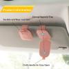 imageYuoyar Sunglass Holder for Car Magnetic Leather Sunglasses Holder and Ticket Card Clip Car Visor Accessories 2 Packs BlackPINK