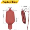 imageYuoyar Sunglass Holder for Car Magnetic Leather Sunglasses Holder and Ticket Card Clip Car Visor Accessories 2 Packs BlackRed