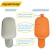 imageYuoyar Sunglass Holder for Car Magnetic Leather Sunglasses Holder and Ticket Card Clip Car Visor Accessories 2 Packs Blackorange