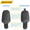 imageYuoyar Sunglass Holder for Car Magnetic Leather Sunglasses Holder and Ticket Card Clip Car Visor Accessories 4 Packs 4Pcs Black4Pcs Black