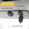imageYuoyar Sunglass Holder for Car Magnetic Leather Sunglasses Holder and Ticket Card Clip Car Visor Accessories 4 Packs 4Pcs Black4Pcs Black