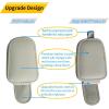 imageYuoyar Sunglass Holder for Car Magnetic Leather Sunglasses Holder and Ticket Card Clip Car Visor Accessories 4 Packs 4Pcs Black4Pcs Silver Grey