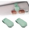imageYuoyar 2 Packs Magnetic Sunglass Holder for Car Visor  Universal Sunglasses Clip for Different Size Eyeglasses  Convenient Interior Car Accessories GreyGreen