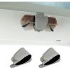imageYuoyar Magnetic Sunglass Holder Clip for Car Visor  Leather Glasses Case Hangs Sunglasses on Sun Visor  Car Accessory for Holding Sunglasses 2 Grey