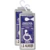 imageYuoyar Ultra Transparent Handicap Placard Holder for Auto  Durable Placard Holder for Disability Parking with Large Hanger 1Pcs Grey2Pcs Grey