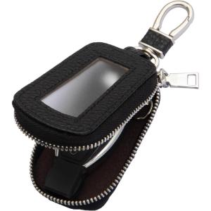 imageYuoyar Premium Leather Key Fob Case  Universal Car Key HolderBlack