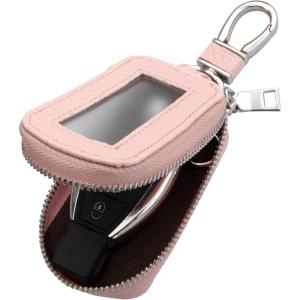 imageYuoyar Premium Leather Key Fob Case  Universal Car Key HolderPink
