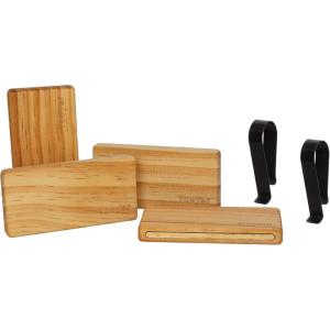 imageYuoyar Wood Car Air Freshener  Car Scents Air Freshener Visor Clips  Car Diffuser Odors Eliminator 4PCS