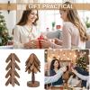 imageYuoyar Trivets Wooden TreeShaped Sapeli Wood Drink Trivets Set for Coffee Table Kitchen Table DecorWood1