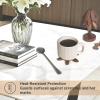 imageYuoyar Trivets Wooden TreeShaped Sapeli Wood Drink Trivets Set for Coffee Table Kitchen Table DecorWood1