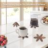 imageYuoyar Trivets Wooden TreeShaped Sapeli Wood Drink Trivets Set for Coffee Table Kitchen Table DecorWood1