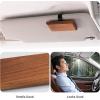 imageYuoyar Wood Car Scents Air Freshener Visor Clips Diffuser Odors Eliminator 2 Packs CoconutCoconut