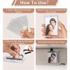 imageYuoyar 4 Pcs Magnetic Car Picture Holder for Visor  Car Photo Holder with Clips for Easy Display  Visor Clip Photo Frame for 3 Inch Photos
